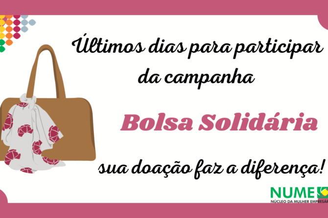 CAMPANHA BOLSA SOLIDÁRIA