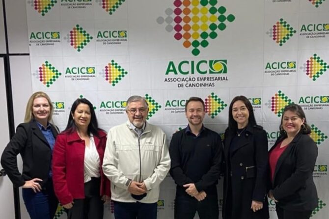 ACIC recebe representantes da Associação Empresarial de Mafra para troca de boas práticas